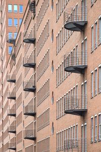 Low angle view of buildings in city