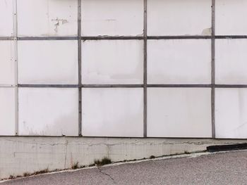 Full frame shot of white wall