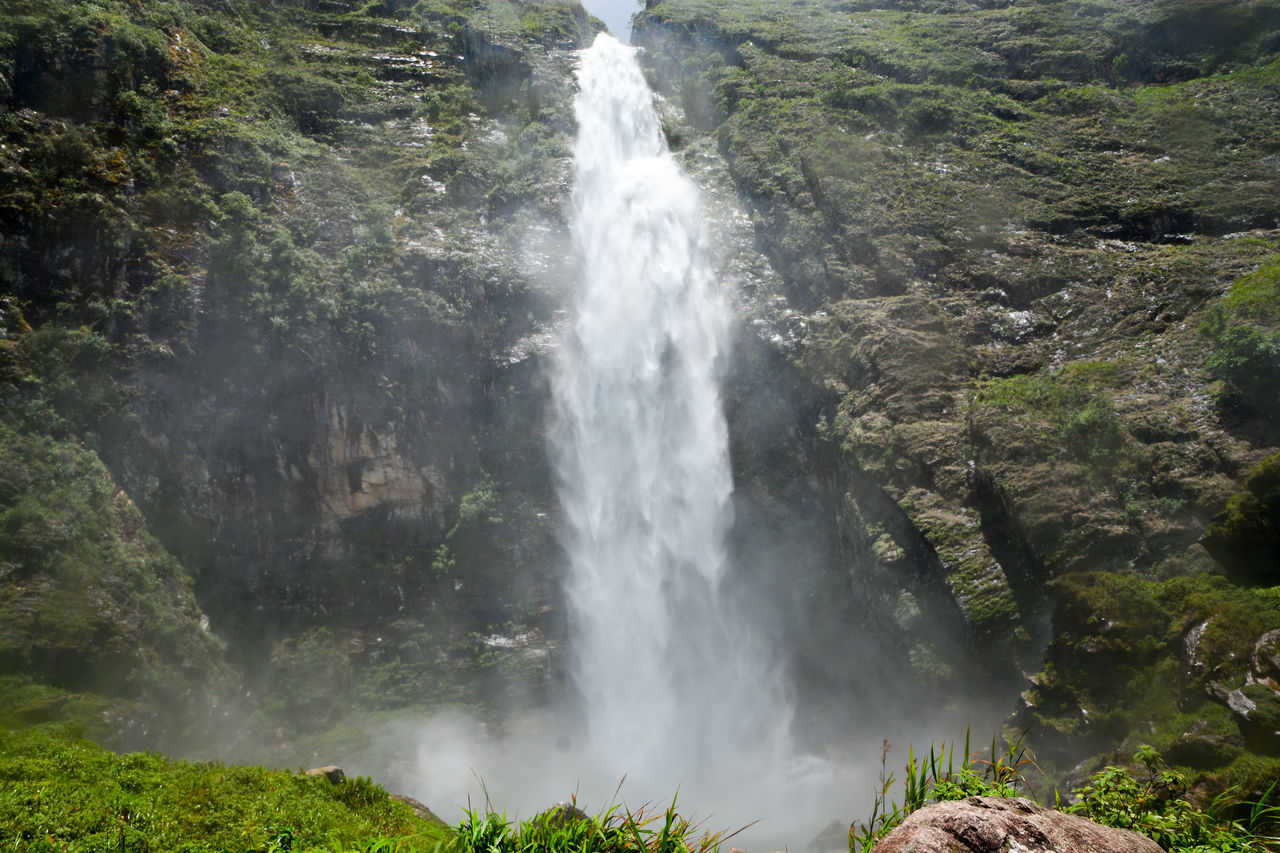 VIEW OF WATERFALL