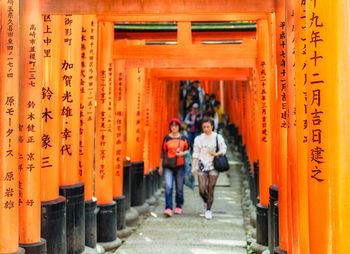 Full frame shot of gate against building