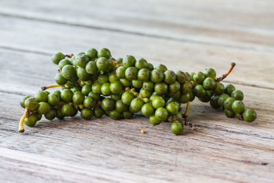 Close-up of fruits on table