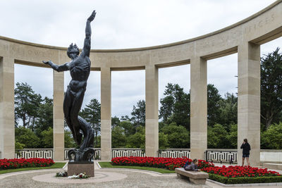 Statue in park