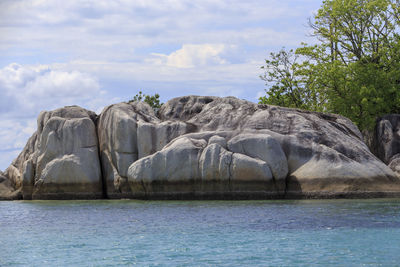 Panoramic view of sea against sky