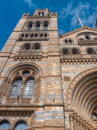 Low angle view of historical building against sky