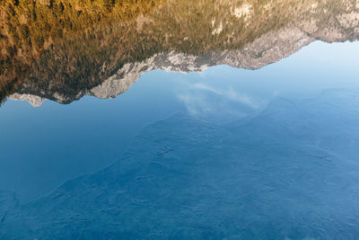 Scenic view of mountain against sky