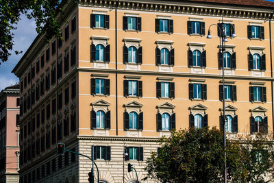 Low angle view of building against sky