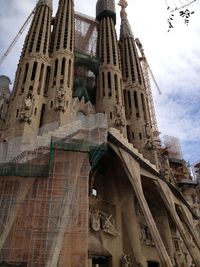 Low angle view of historical building