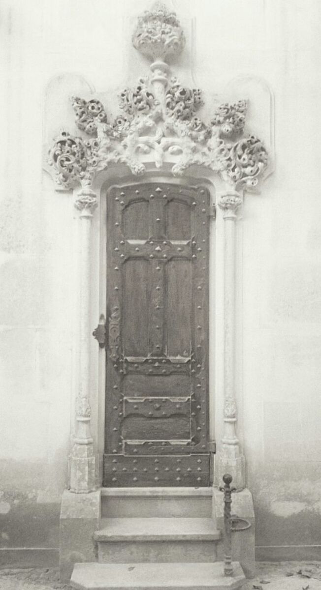 door, closed, architecture, built structure, building exterior, house, safety, arch, day, weathered, window frame, facade