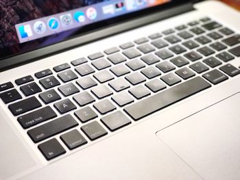 Close-up of computer keyboard