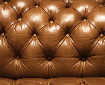 Full frame shot of sofa