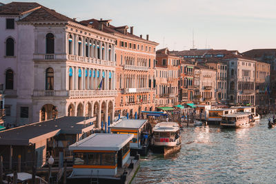 Boats in canal