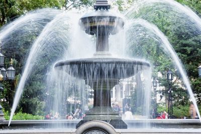 Fountain in park