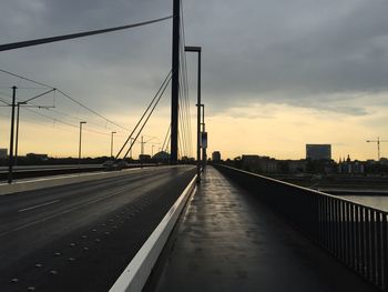 Road at sunset