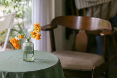 Close-up of drink on table