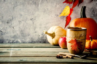 Close-up of fruits on table