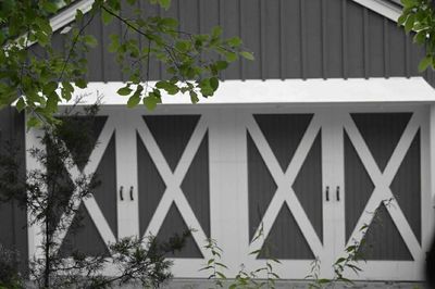 Built structure with trees in background