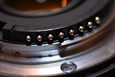 Close-up of camera