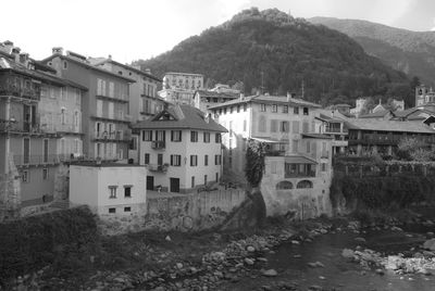 Houses against sky