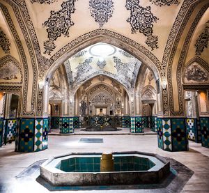 View of bathhouse pool iranian bathroom soltan amir ahmad , history kashan