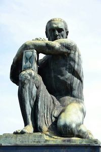 Close-up of statue against the sky