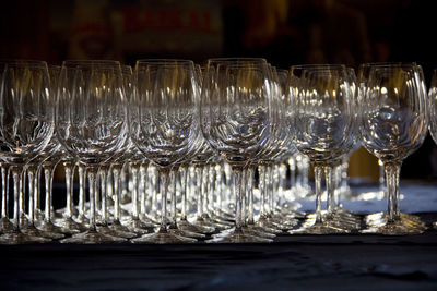 Close-up of wine glass