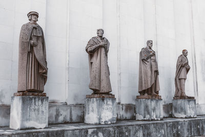 Low angle view of statue