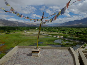 Scenic view of landscape against sky