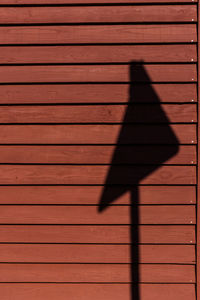 Shadow on wall