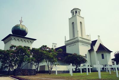 Low angle view of building against sky
