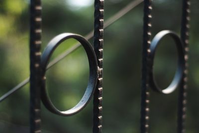 Full frame shot of metal fence