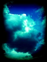 Low angle view of cloudy sky