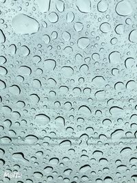 Raindrops on glass window