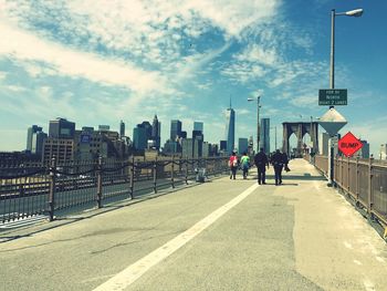 Panoramic view of city against sky