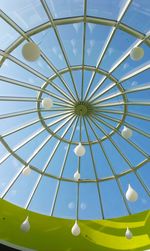 Low angle view of ferris wheel