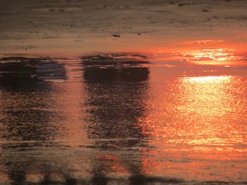 Sunset over sea