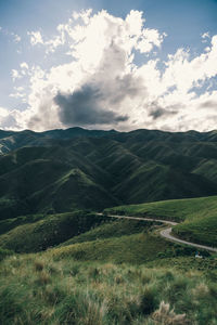 Scenic view of landscape against sky