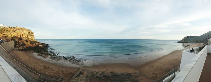 Panoramic view of sea against sky