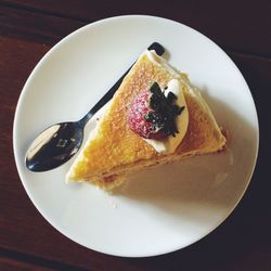 Close-up of served food