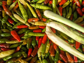 Full frame shot of vegetables