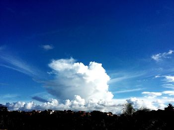 Low angle view of cloudy sky