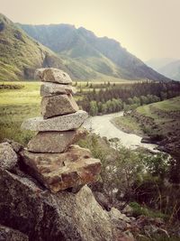 Scenic view of mountains