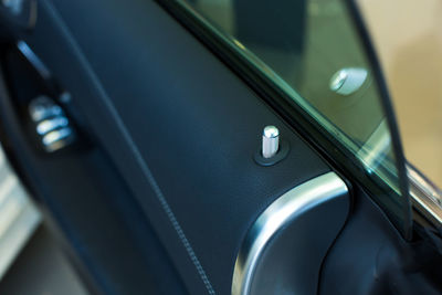 Close-up of car door