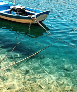 Boats in sea