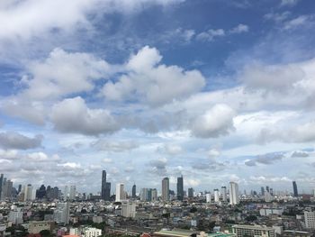 Cityscape against sky