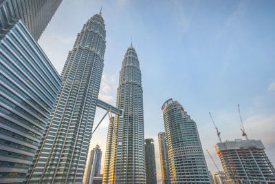 Low angle view of modern office building