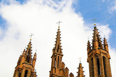 Low angle view of cathedral against sky