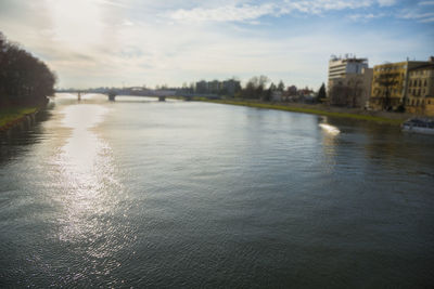 View of city at waterfront