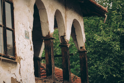 Low angle view of old building