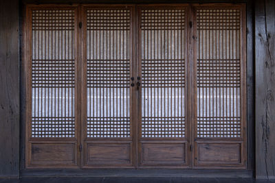 Full frame shot of old building