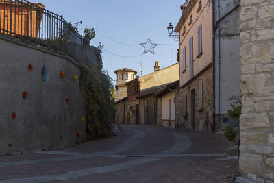 Street amidst buildings in city